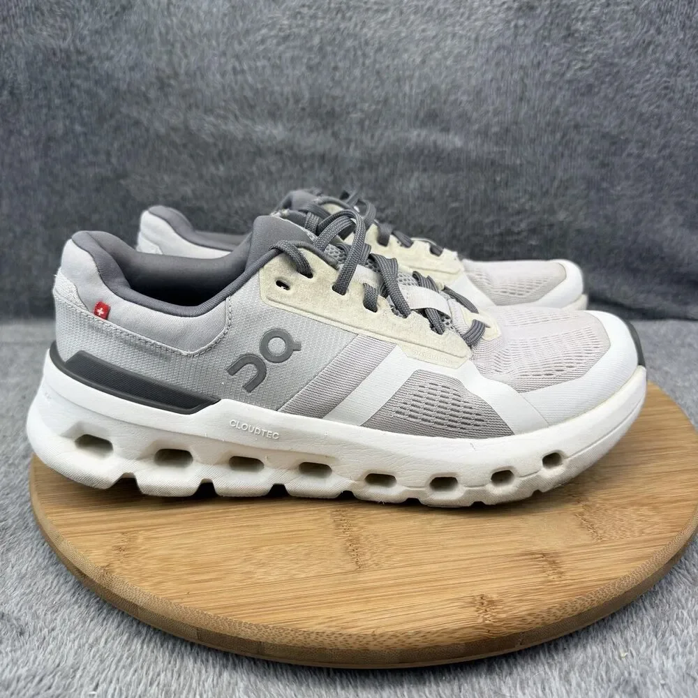 On CloudTec Helion Shoes Womens Size 9 Gray White Running Sneakers 3WE10130622